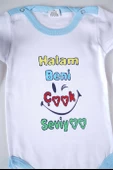 YENİ SEZON HALAM BENİ ÇOK SEVİYO YAZILI BEBEK ÇOCUK UZUN KOL PAMUK BADY ZIBIN - 6