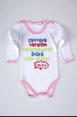 YENİ SEZON ÇEVREYE VERDİĞİM YAZILI BEBEK ÇOCUK UZUN KOL PAMUK BADY ZIBIN - 3