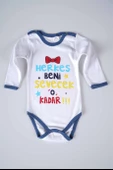 YENİ SEZON HERKES BENİ SEVECEK YAZILI BEBEK ÇOCUK UZUN KOL PAMUK BADY ZIBIN - 11