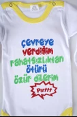 YENİ SEZON ÇEVREYE VERDİĞİM YAZILI BEBEK ÇOCUK UZUN KOL PAMUK BADY ZIBIN - 12