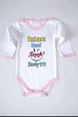 YENİ SEZON BABAM BENİ ÇOK SEVİYO YAZILI BEBEK ÇOCUK UZUN KOL PAMUK BADY ZIBIN - 5