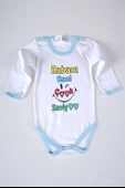 YENİ SEZON BABAM BENİ ÇOK SEVİYO YAZILI BEBEK ÇOCUK UZUN KOL PAMUK BADY ZIBIN - 11