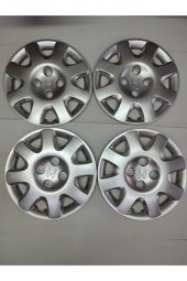 1998 Model / Honda Civic Uyumlu 14 Inch Gri Renk Plastik Jant Kapağı 4 Adet Esnek Kırılmaz - 1