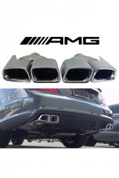 İtibar Mercedes Amg Egzoz Ucu C180-s63-w204-w221-c Class-s Class Uyumlu - 1