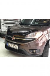 İtibar Fiat Doblo Kaput Rüzgarlığı Parlak Siyah 2015-2018 Arası 3.2 Mm Kalın Plastik thumbnail 2
