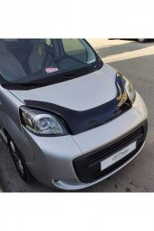 Peugeot Bipper Ön Kaput Koruma Rüzgarlığı 3mm Akrilik (Abs) Parlak Siyah Deflektör 2007-2016 thumbnail 2