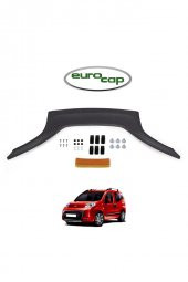 Peugeot Bipper Ön Kaput Koruma Rüzgarlığı 3mm Akrilik (Abs) Parlak Siyah Deflektör 2007-2016 thumbnail 1