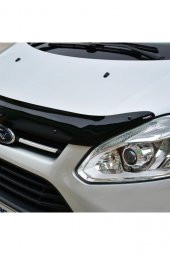 İtibar Ford Tourneo Custom Ön Kaput Koruma Rüzgarlığı 3mm Akrilik Abs Parlak Siyah Deflektör 12-17 - 2