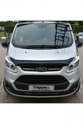 İtibar Ford Tourneo Custom Ön Kaput Koruma Rüzgarlığı 3mm Akrilik Abs Parlak Siyah Deflektör 12-17 - 3