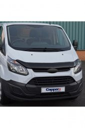 İtibar Ford Tourneo Custom Ön Kaput Koruma Rüzgarlığı 3mm Akrilik Abs Parlak Siyah Deflektör 12-17 - 4