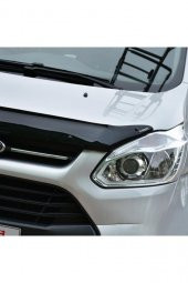 İtibar Ford Tourneo Custom Ön Kaput Koruma Rüzgarlığı 3mm Akrilik Abs Parlak Siyah Deflektör 12-17 - 5