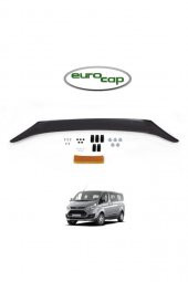 İtibar Ford Tourneo Custom Ön Kaput Koruma Rüzgarlığı 3mm Akrilik Abs Parlak Siyah Deflektör 12-17 - 1