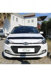 Hyundai I20 2017 ve Üstü Parlak Siyah Ön Kaput Koruma Rüzgarlığı Akrilik 3 mm - 3