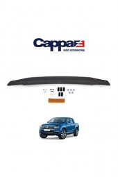 Volkswagen Amarok Ön Kaput Koruyucu Rüzgarlığı 4mm Akrilik (abs) Piano Black 2010 Ve Sonrası - 1