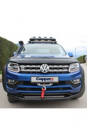 Volkswagen Amarok Ön Kaput Koruyucu Rüzgarlığı 4mm Akrilik (abs) Piano Black 2010 Ve Sonrası - 2