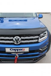 Volkswagen Amarok Ön Kaput Koruyucu Rüzgarlığı 4mm Akrilik (abs) Piano Black 2010 Ve Sonrası - 3