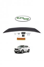 İtibar Kia Sportage Ön Kaput Koruma Rüzgarlığı 3mm Akrilik (ABS) Parlak Siyah Deflektör 2011-2015 thumbnail 1