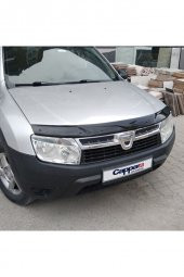 Dacia Duster Ön Kaput Koruma Rüzgarlığı 3mm Akrilik (ABS) Parlak Siyah Deflektör 2010-2013 thumbnail 6