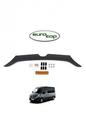 İtibar Renault Master Ön Kaput Koruma Rüzgarlığı 3mm Akrilik (abs) Parlak Siyah Deflektör 14-18 thumbnail 1