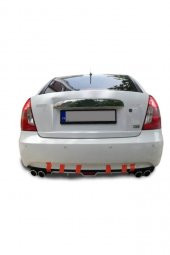 İtibar Hyundai Accent Era Uyumlu Arka Tampon Eki Difüzör Bodykit - 1