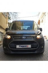 İtibar Ford Connect Ön Kaput Koruma Rüzgarlığı 3mm Akrilik (Abs) Parlak Siyah Deflektör 2014-2018 - 6