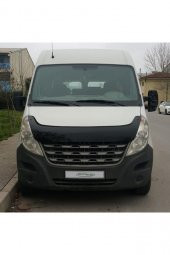 İtibar Renault Master Ön Kaput Koruma Rüzgarlığı 3mm Akrilik (abs) Parlak Siyah Deflektör 2010-2014 thumbnail 4