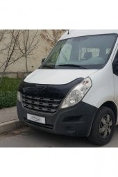 İtibar Renault Master Ön Kaput Koruma Rüzgarlığı 3mm Akrilik (abs) Parlak Siyah Deflektör 2010-2014 thumbnail 5