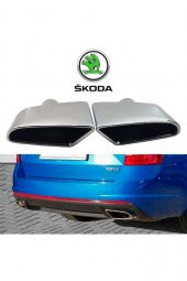 İtibar Skoda Octavia 3 Rs Uyumlu Paslanmaz Çelik Egzoz Ucu thumbnail 1