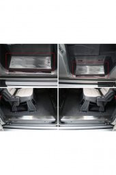 Ford Custom Iç Kapı Eşiği 4 Prç Krom 2013 Ve Sonrası thumbnail 1