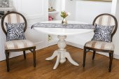 Finezza Zebra  Baskılı Kumaş Siyaha Beyaz Kırlent Kılıfı 45x45  İkili - 1434 - 4