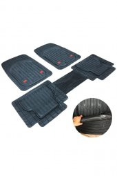 İtibar Fiat, Renault ,toyota, Tofaş, Honda ,uyumlu Kauçuk Paspas 5 Parça Siyah thumbnail 1