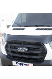İtibar Ford Transit Ön Kaput Koruyucu Rüzgarlığı 4mm Akrilik (ABS) Piano Black 2019 Ve Sonrası - 5