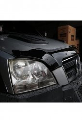 İtibar Kia Sorento Ön Kaput Koruma Rüzgarlığı 3mm Akrilik (abs) Parlak Siyah Deflektör 2002-2006 thumbnail 1