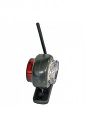 İtibar Mini Takoz 12 Ledli Kırmızı-beyaz 12v-24v - 1