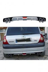 İtibar Renault Clio 2 Difüzör Arka Tampon Eki 4 Egzoz Çıkışlı - 1