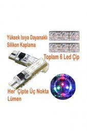 İtibar Kumandalı T10 Park Ampulu 16 Renkli Çakarlı Rgb Teknolojili 2 Adet thumbnail 5