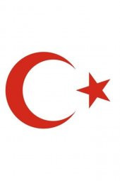 İtibar Ay Yıldız Sticker Türk Bayrağı Sticker - 1
