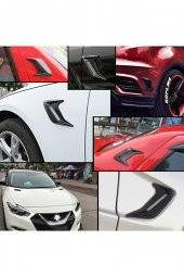 İtibar Havalandırma Intake Çamurluk Ve Kaput Modifiye Vent Oto Spor Tasarım Tüm Araçlarla Uyumlu - 6