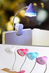 Masaüstü Klipsli Bükülebilir Kitap Okuma Led Işık - 3