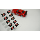 Seat Logo 3D Cam Açma Torpido Konsol Ayna Çıkartma Seti - 1