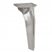 Lüks Mobilya Kanepe Sehpa TV Ünitesi Koltuk Ayağı 16 cm Parlak Krom Baza Ayak - 2