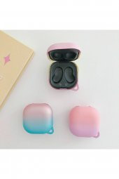 Samsung Galaxy Buds 2 Uyumlu Kılıf Renkli Silikon Askılı Darbeye Dayanıklı Kapak - 2