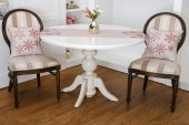 Finezza Kartanesi Baskılı Kumaş Beje Kırmızı Kırlent Kılıfı 45x45 cm İkili -1437 - 3