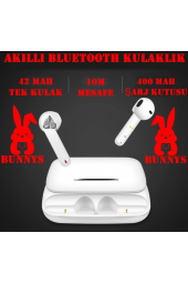 RABBİT STORE Bluetooth Kulaklık Alcatel Uyumlu Kızaklı Kablosuz Kulaklık thumbnail 5
