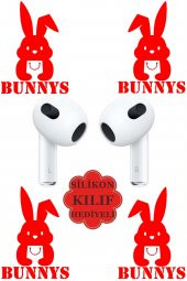 RABBİT STORE Airpods 3 Nesil Samsung Galaxy A50 Uyumlu Bluetooth Kulaklık KILIF HEDİYELİ - 3