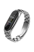 Xiaomi Mi Band 5 Kordon Mi Band 5 Kayış Klasik Metal Kordon - 1