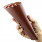 Lüks Mobilya Kanepe Sehpa TV Ünitesi Koltuk Ayağı 20 cm Ahşap Desenli Kahverengi Baza Ayak thumbnail 4