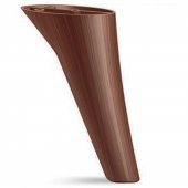 Lüks Mobilya Kanepe Sehpa TV Ünitesi Koltuk Ayağı 20 cm Ahşap Desenli Kahverengi Baza Ayak thumbnail 8