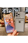 Şeffaf Kartlıklı Kamera Korumalı Kılıf Iphone 11 Uyumlu - 9