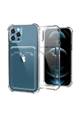 Şeffaf Kartlıklı Kamera Korumalı Kılıf Iphone 11 Uyumlu - 6